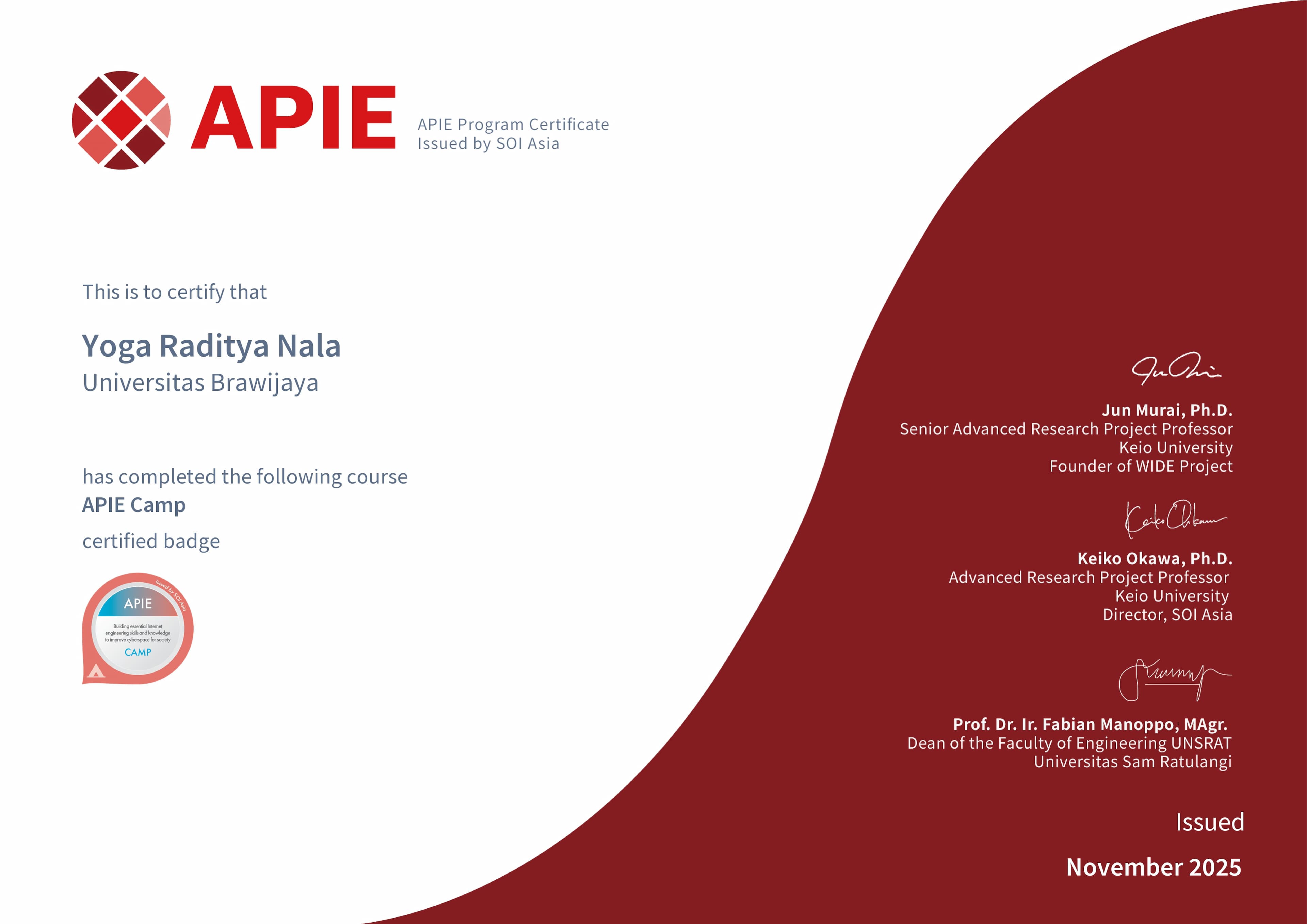 APIE Camp #08 Learner